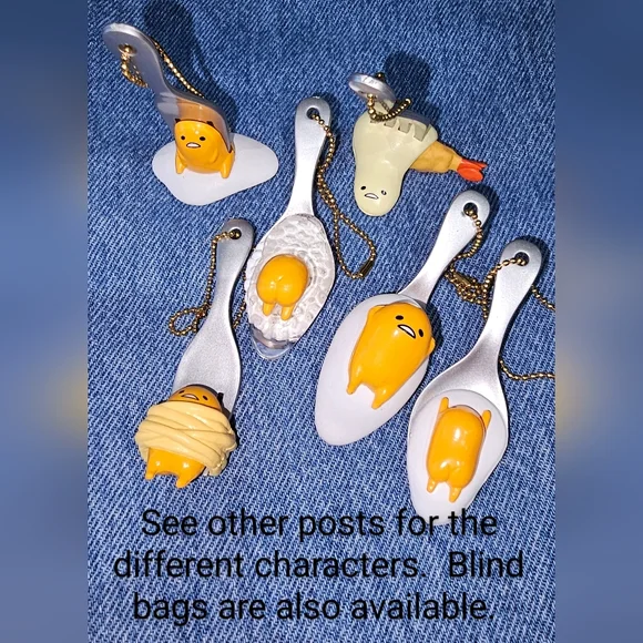 Gudetama • the lazy egg • Sanrio • Series 2 • Keychain - Picture 4 of 4